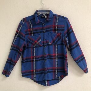 BDG western flannel button up shirt S